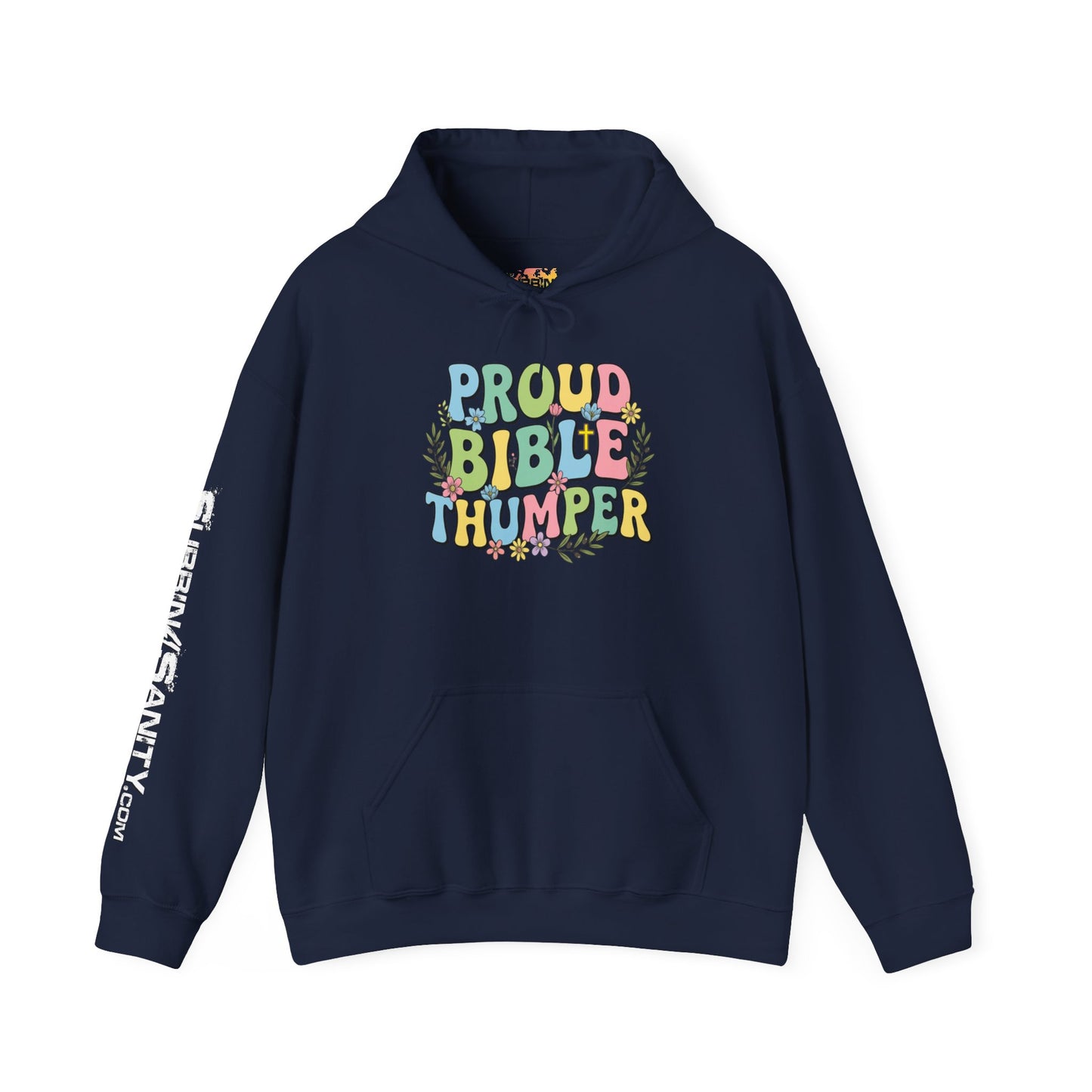 Proud Bible Thumper Multicolor Spring Easter Faith Hoodie