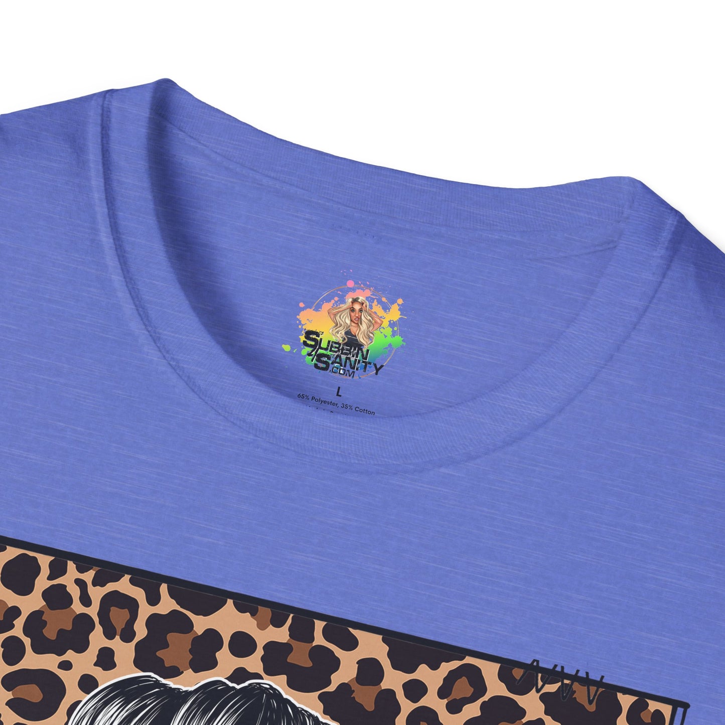 Leopard Junkie Graphic T-Shirt | Retro Bad Girl Statement Tee by Subbin4Sanity