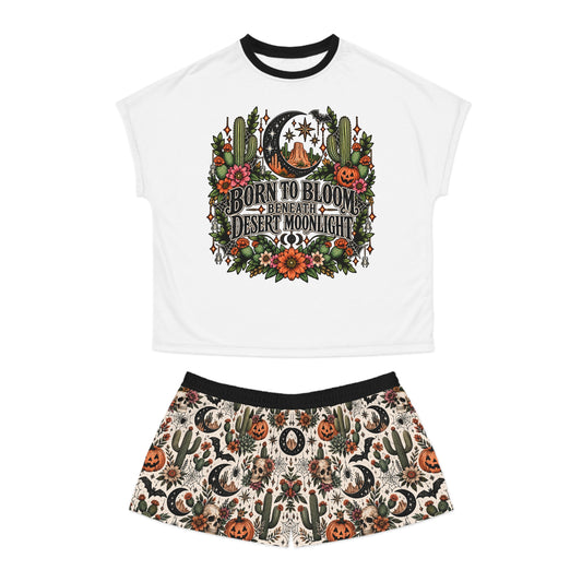 Born To Bloom Beneath Desert Moonlight Pajama Set | Boho Halloween Sleepwear by Subbin4Sanity