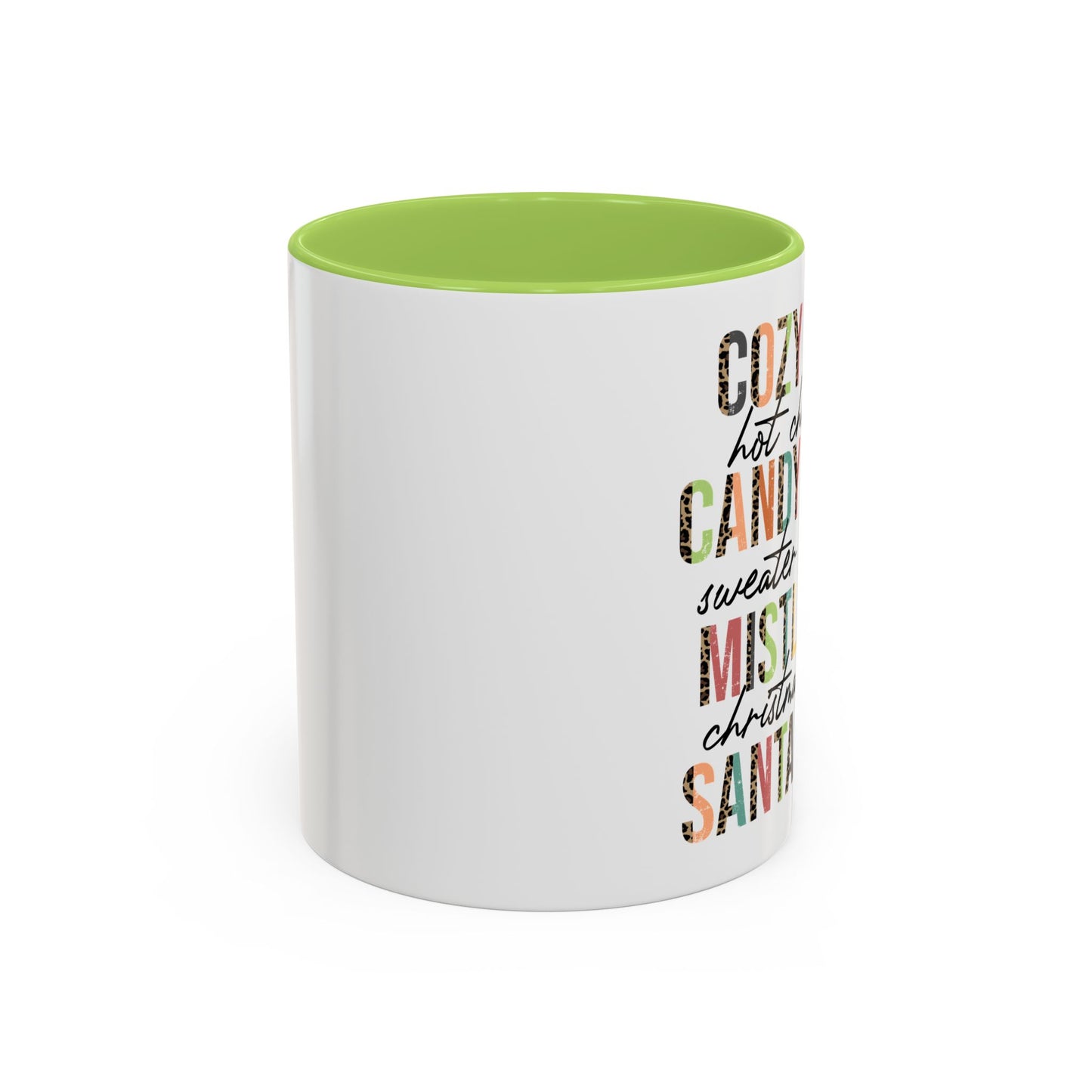 Christmas Coffee Mug, 11oz, Sweater Weather Quote -