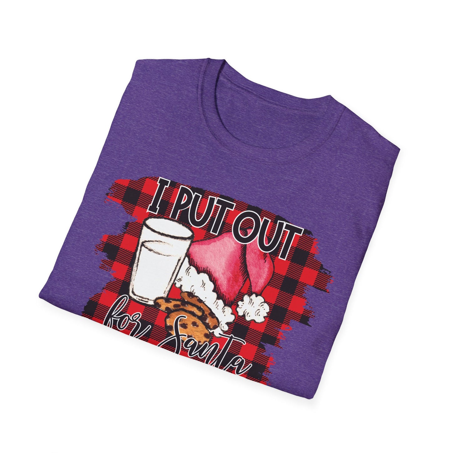 I Put Out For Santa Graphic T-Shirt | Funny Naughty Christmas Tee by Subbin4Sanity