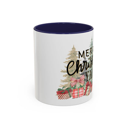 Christmas Coffee Mug, 11oz, "Merry Christmas Yall"