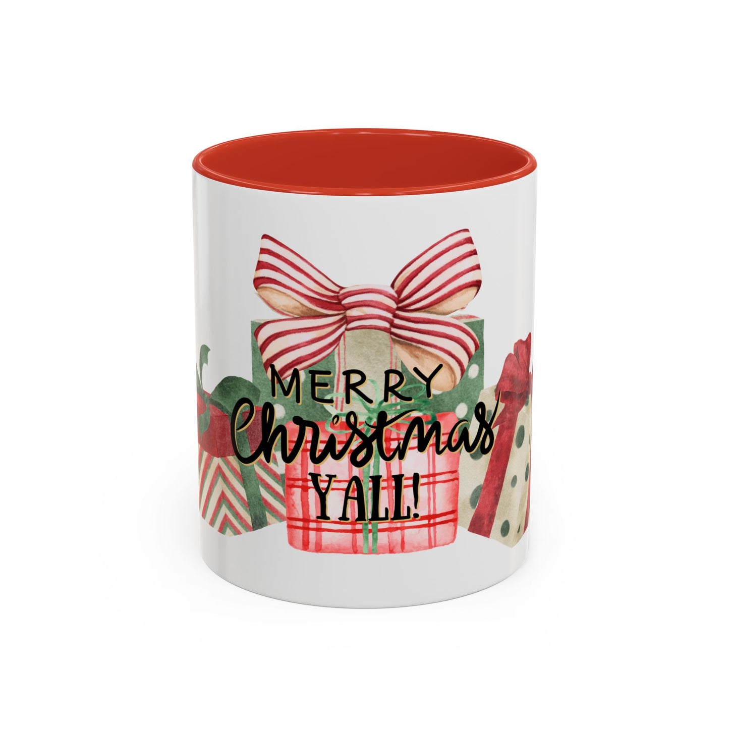 Christmas Coffee Mug, "Merry Christmas Yall", 11oz