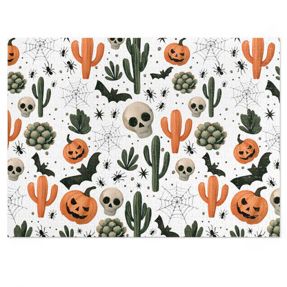 Halloween Puzzle with Tin Box