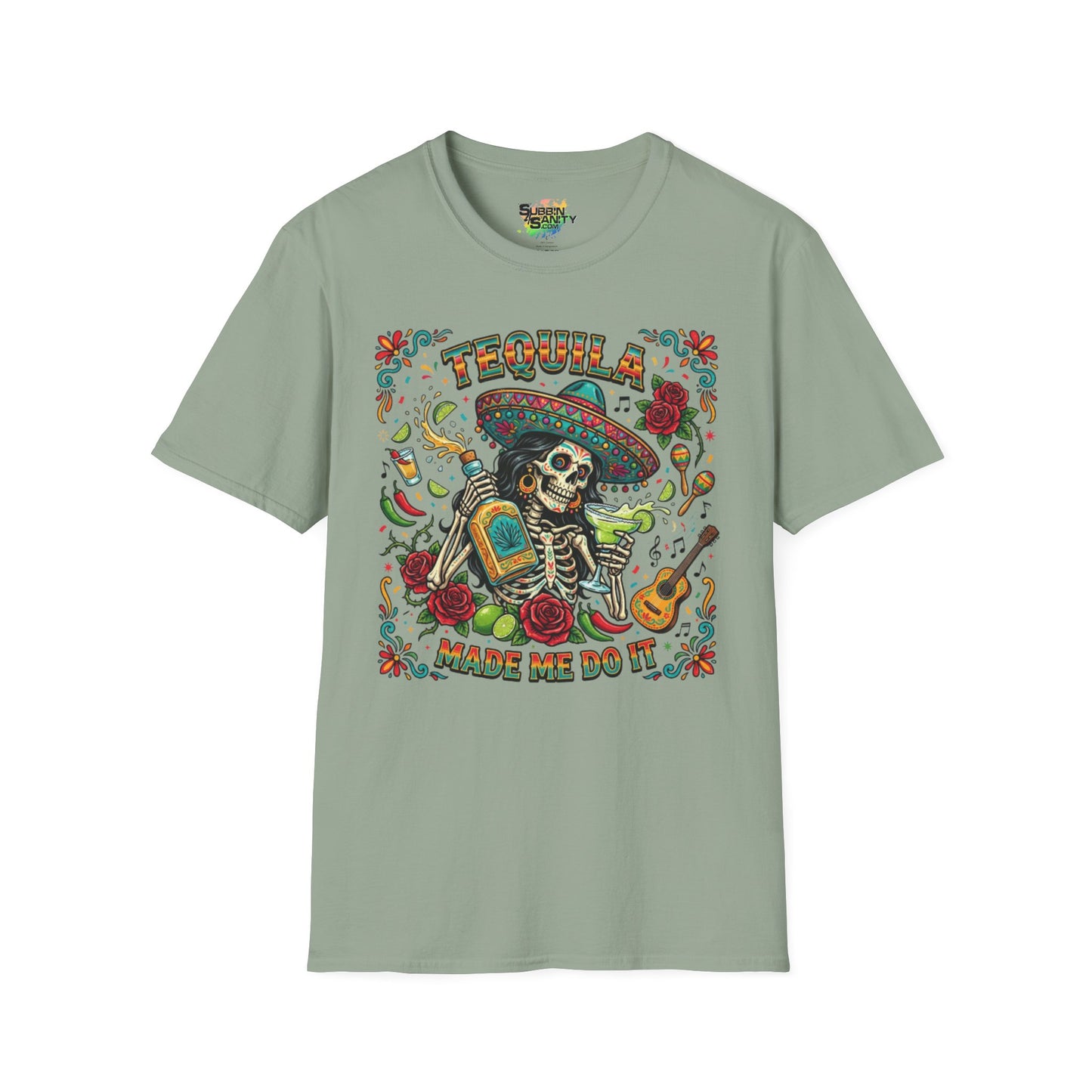 "Tequila Made Me Do It" | Unisex Softstyle T-Shirt