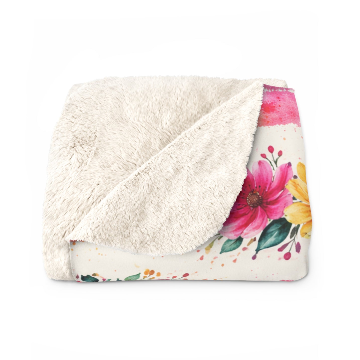 Wildflower Garden Stripe Pattern – Splatter Bloom Collection – Original Seamless Design By Subbin4Sanity