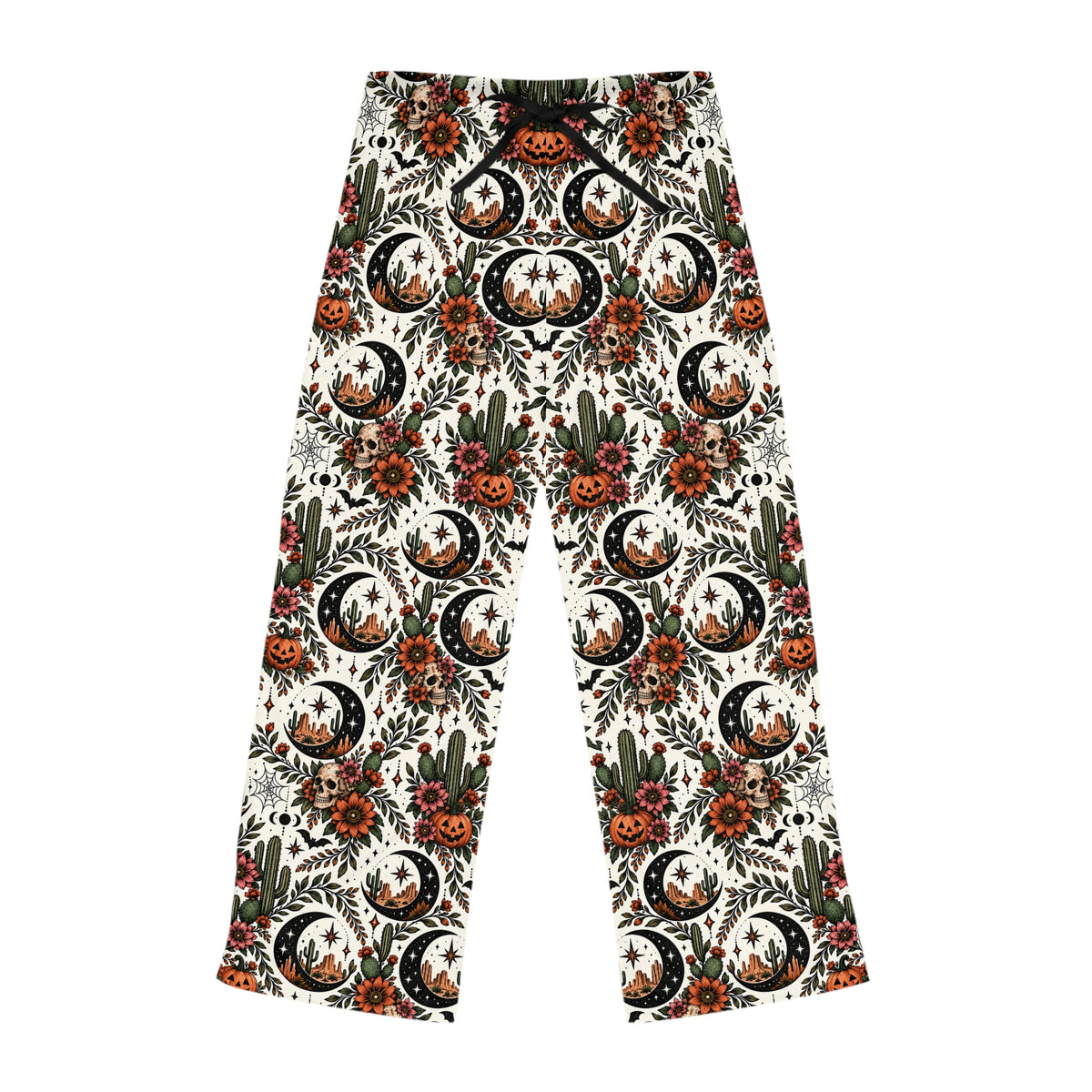 Crescent Blooms Pajama Pants | Boho Halloween Sleepwear by Subbin4Sanity