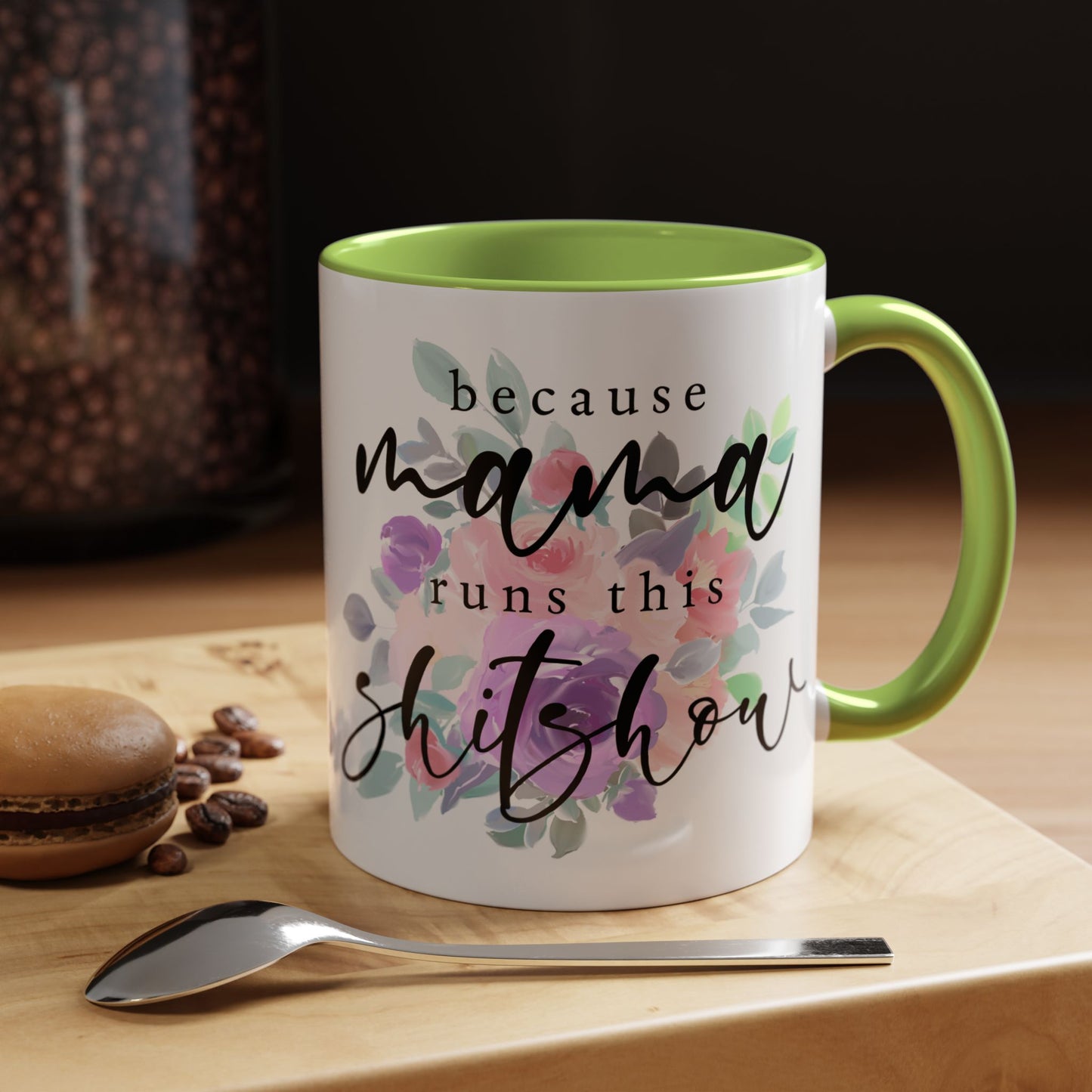 Coffee Mug, 11oz, "Mama runs the Shit Show"