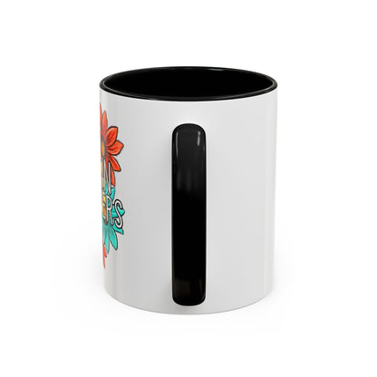 Coffee Mug, 11oz, "NO rain NO Flowers"