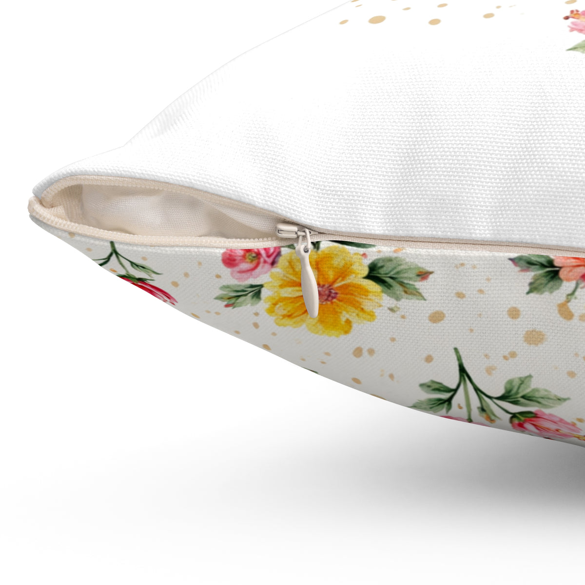 Fresh Season Same Attitude Double-Sided Throw Pillow | Floral Spring Statement Pillow by Subbin4Sanity