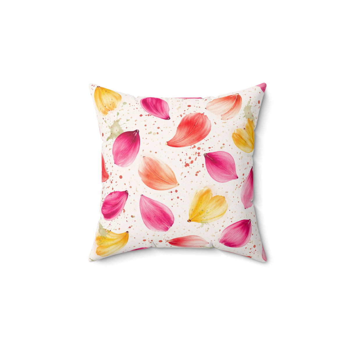Petals & Petty Energy Double-Sided Throw Pillow | Floral Attitude Pillow by Subbin4Sanity