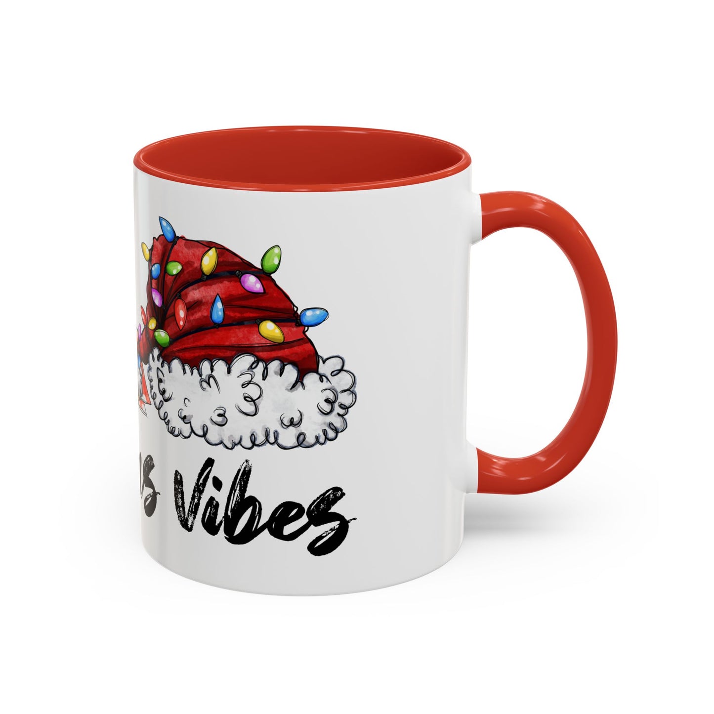 Christmas Coffee Mug, 11oz, "Christmas Vibes"