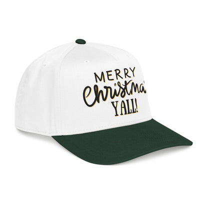 Merry Christmas Y'all Baseball Cap — Holiday DTF Baseball Hat