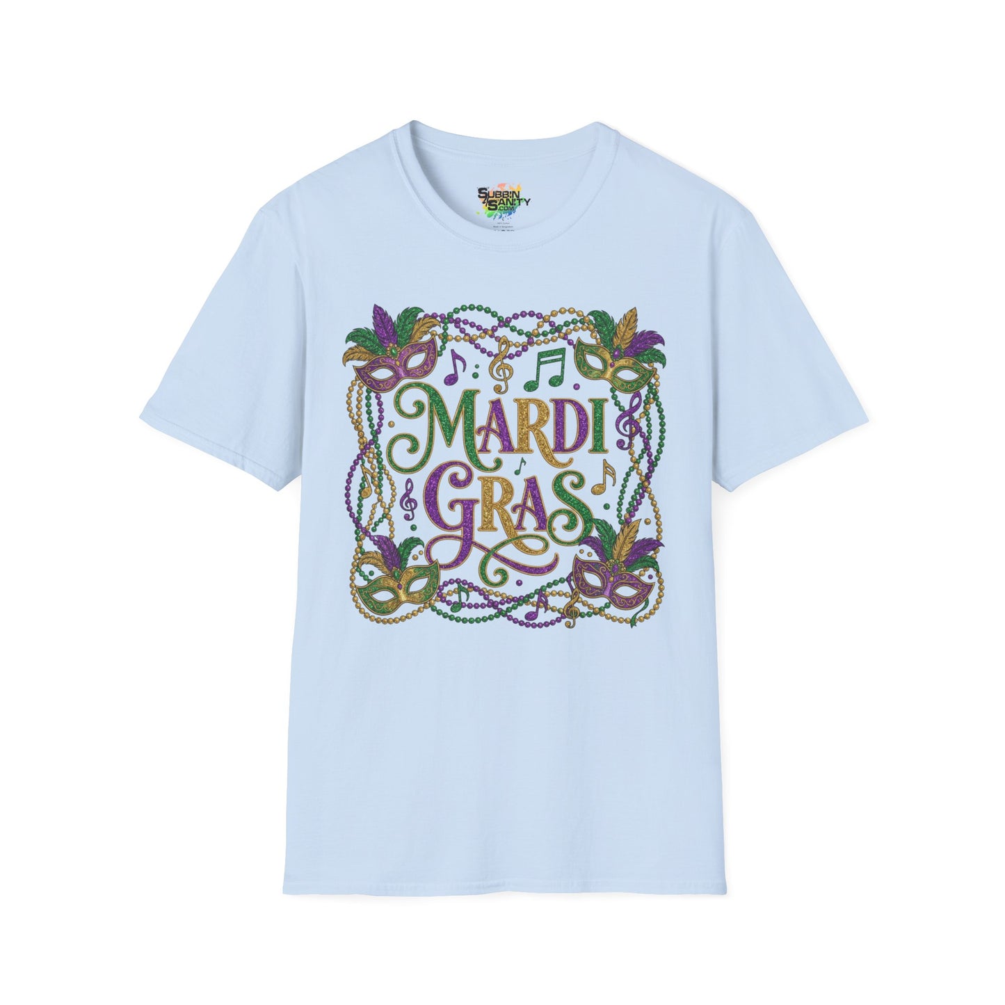 "Mardi Gras" | Unisex Softstyle T-Shirt
