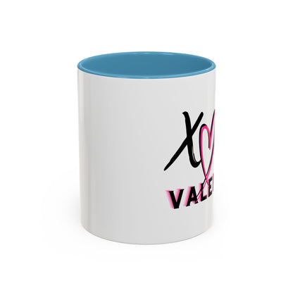 XOXO Valentine Accent Coffee Mug — 11oz & 15oz