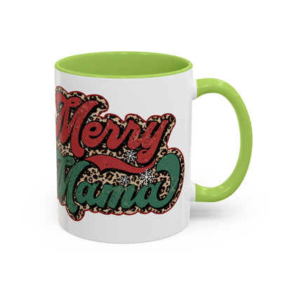 Christmas Coffee Mug, 11oz, "Merry Mama"