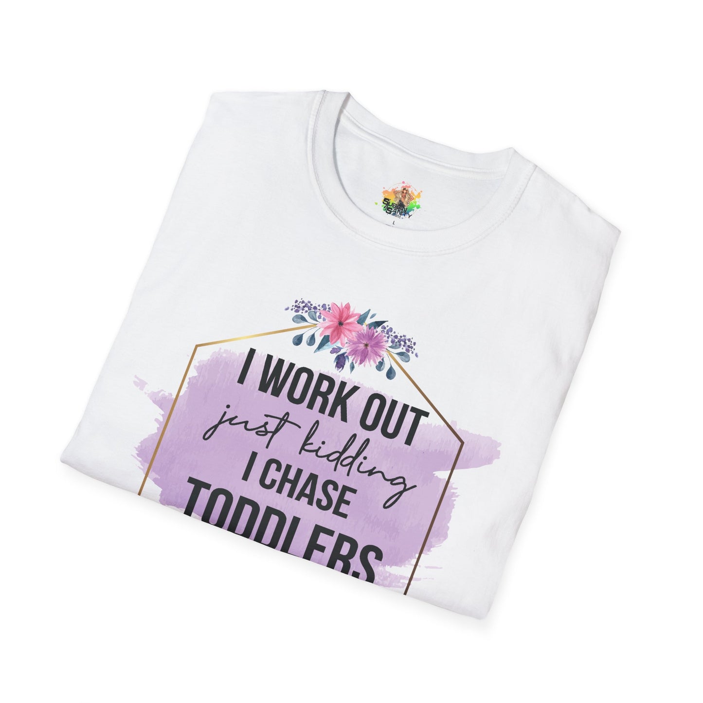 I Chase Toddlers Graphic T-Shirt | Funny Parenting Life Statement Tee by Subbin4Sanity