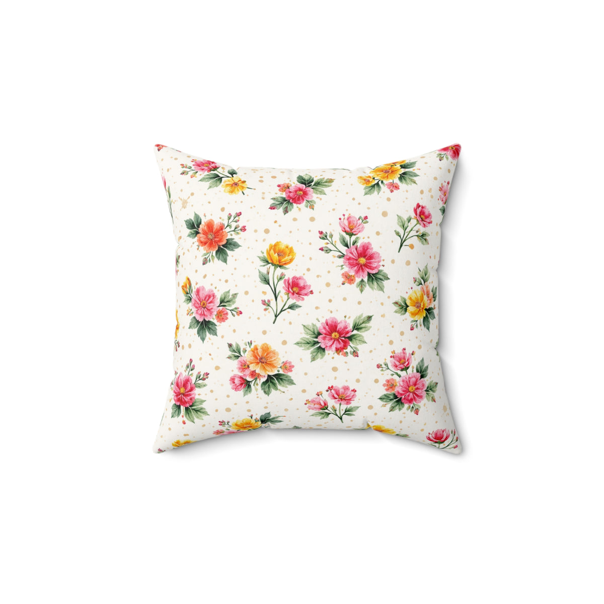 Fresh Season Same Attitude Double-Sided Throw Pillow | Floral Spring Statement Pillow by Subbin4Sanity