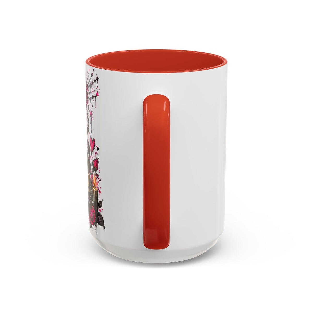 Karma’s Calling Coffee Mug | Gothic Skull & Telephone Ceramic Mug by Subbin4Sanity