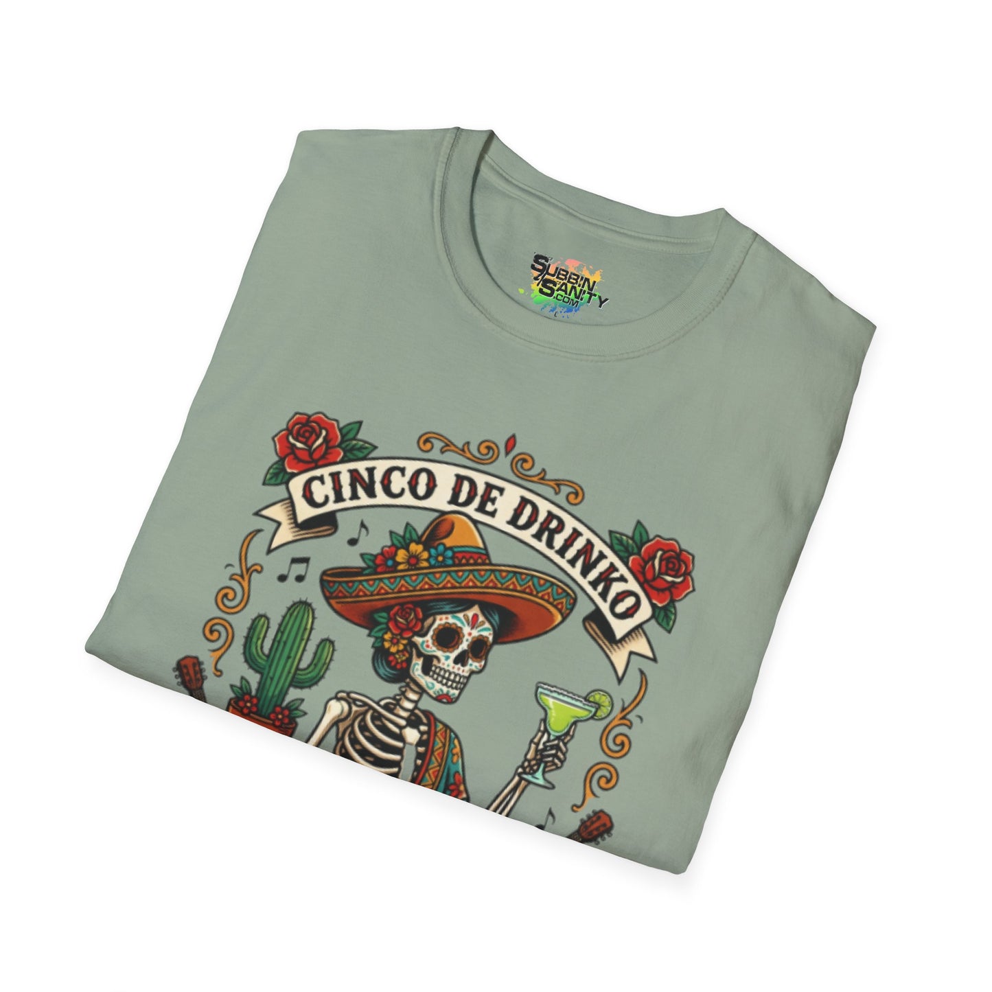 "Cinco De Drinko" | Unisex Softstyle T-Shirt