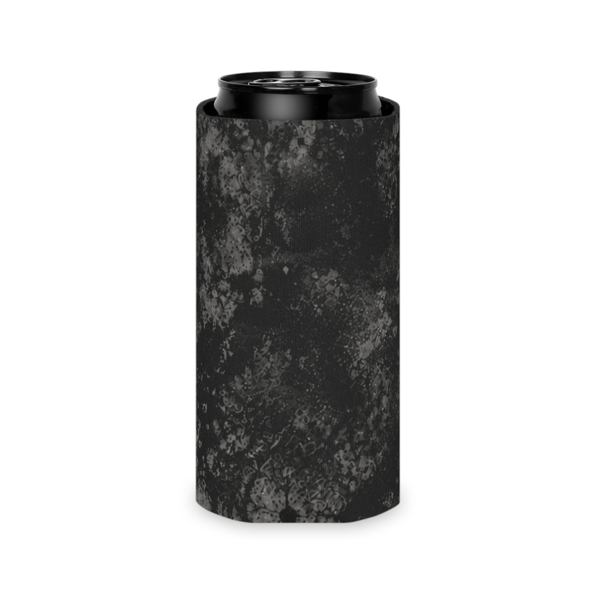 Dirt & Defiance Foam Grip Koozie | Gothic Skull & Coffin Can Cooler by Subbin4Sanity