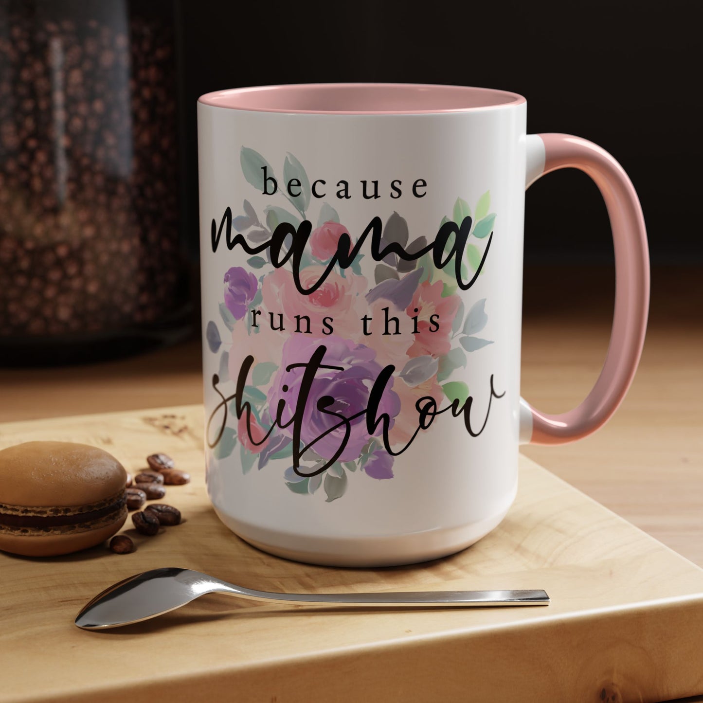 Coffee Mug, 11oz, "Mama runs the Shit Show"