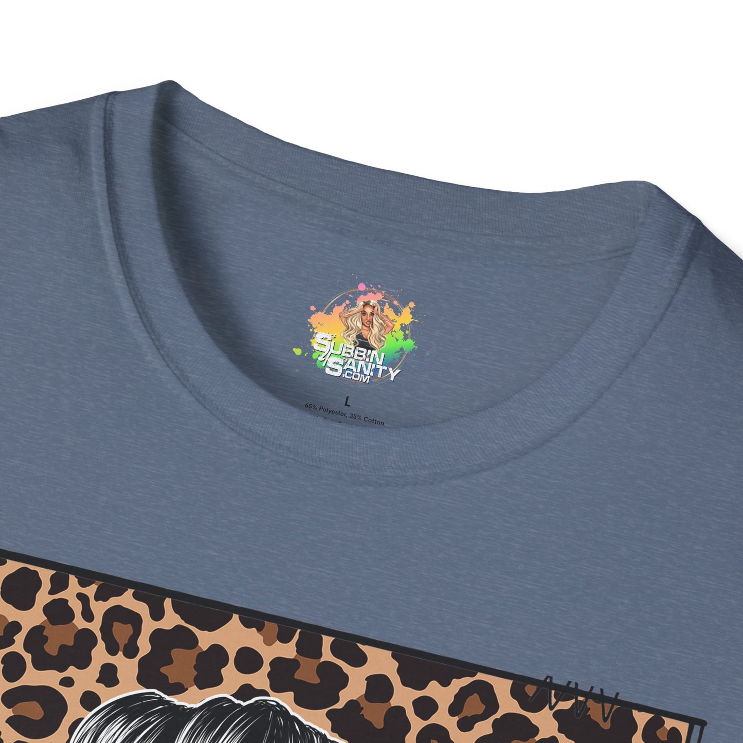 Leopard Junkie Graphic T-Shirt | Retro Bad Girl Statement Tee by Subbin4Sanity