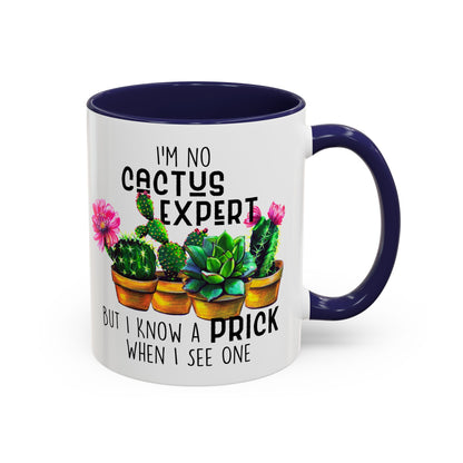 Coffee Mug, 11oz, "No Cactus Expert"