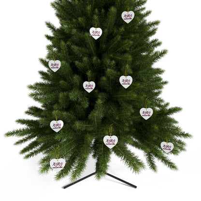 Valentines Ceramic Ornament, (1pc, 3pcs, 5pcs, 10pcs)