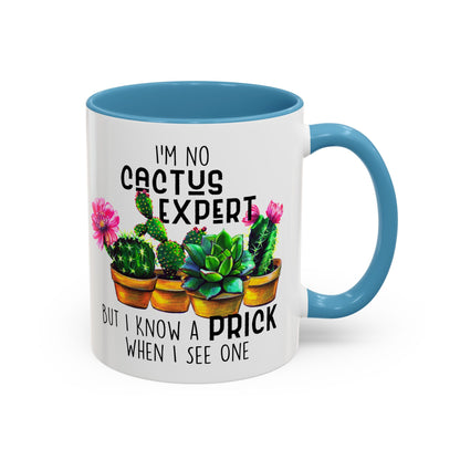Coffee Mug, 11oz, "No Cactus Expert"