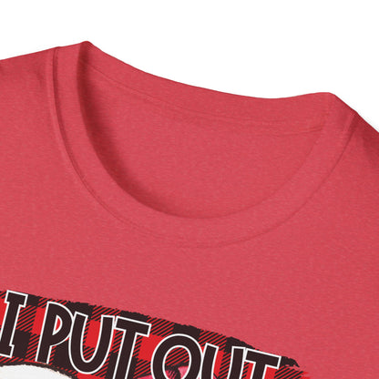 I Put Out For Santa Graphic T-Shirt | Funny Naughty Christmas Tee by Subbin4Sanity