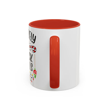 Christmas Coffee Mug, 11oz, "Most likely to deck the halls"