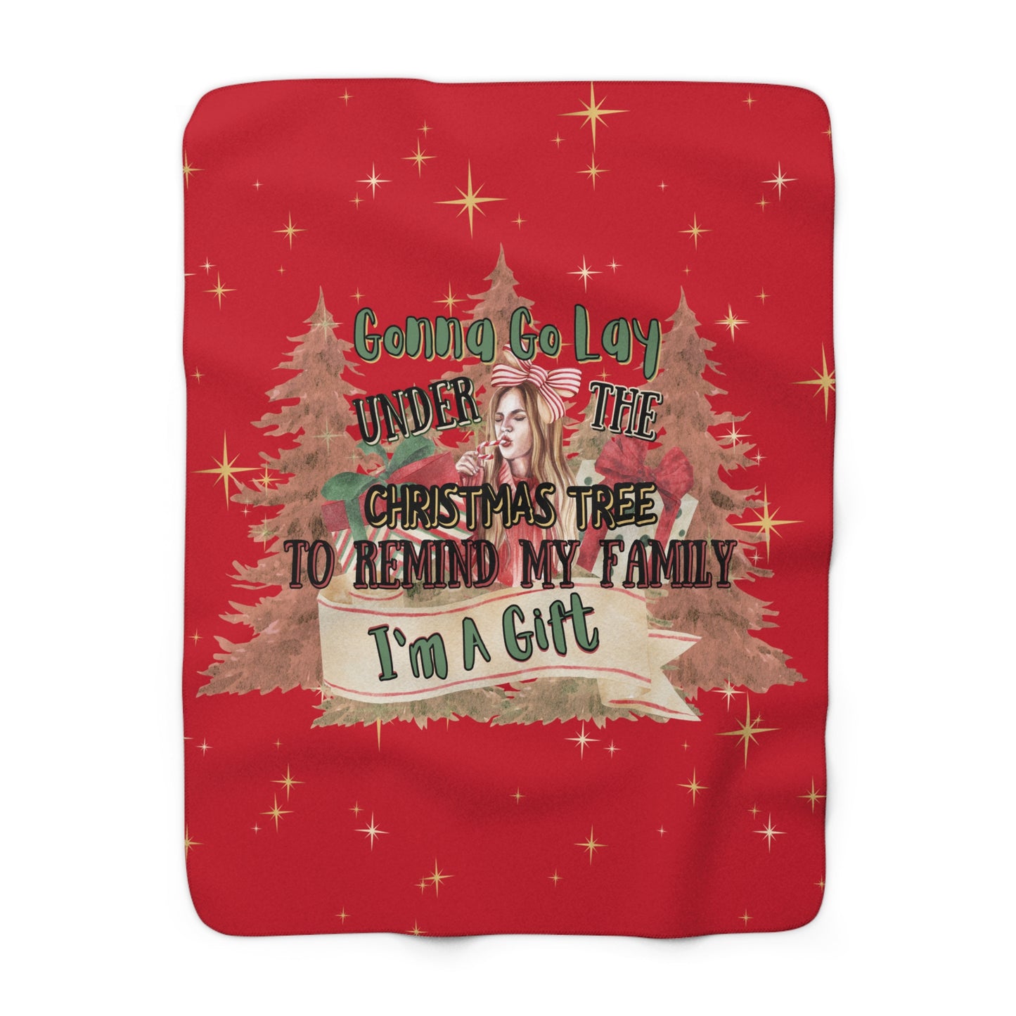 Christmas Sherpa Fleece Blanket