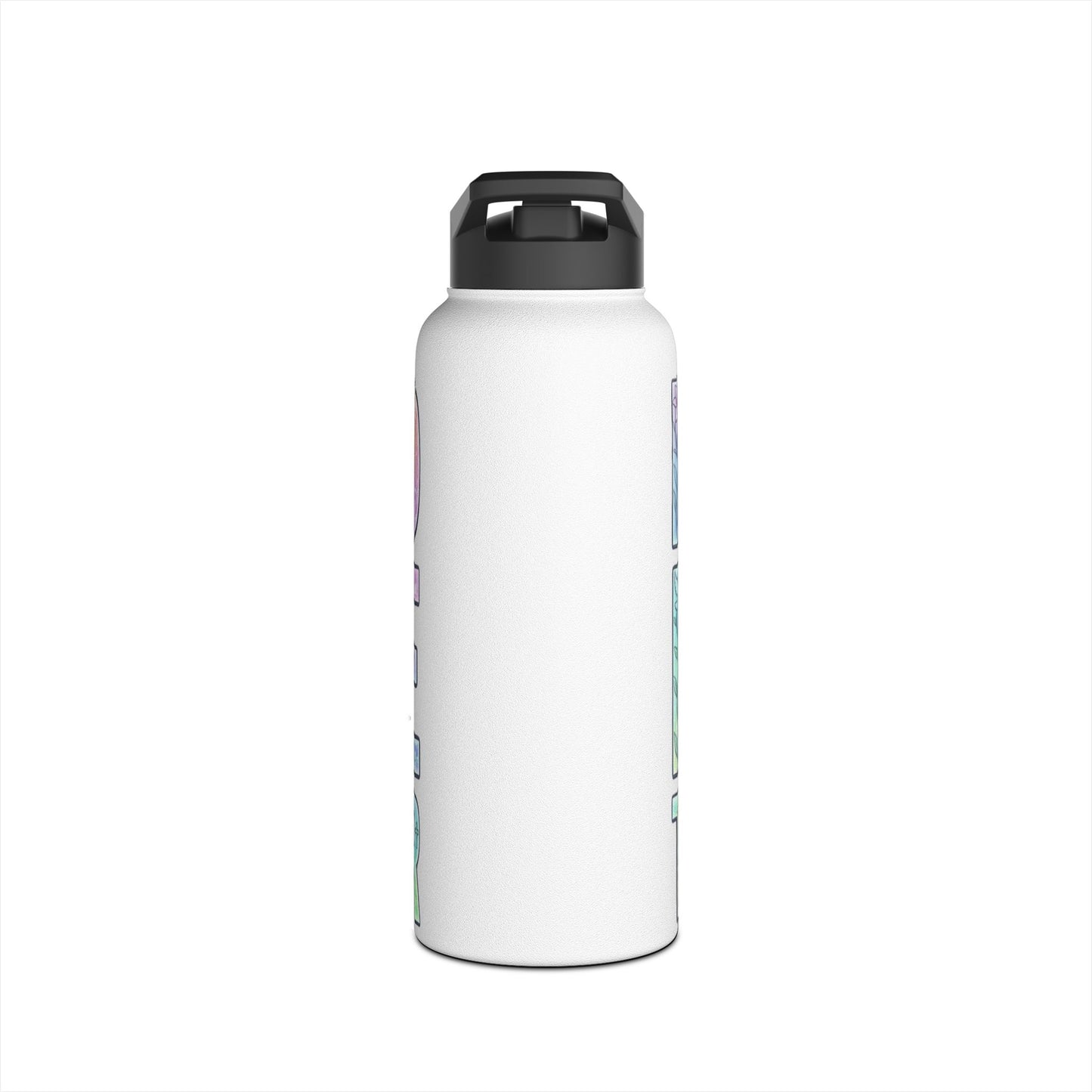 Proud Bible Thumper Pastel Rainbow Easter Faith Stainless Steel Water Bottle