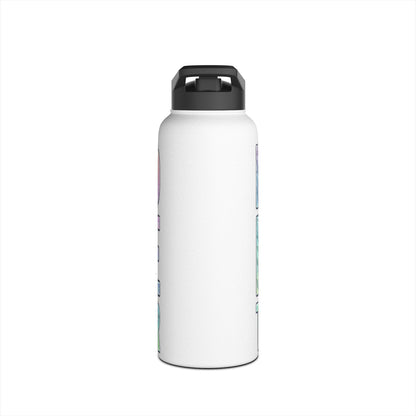 Proud Bible Thumper Pastel Rainbow Easter Faith Stainless Steel Water Bottle