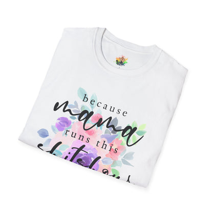 Mama Runs The Shitshow Graphic T-Shirt | Funny Mom Life Statement Tee by Subbin4Sanity