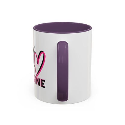 XOXO Valentine Accent Coffee Mug — 11oz & 15oz