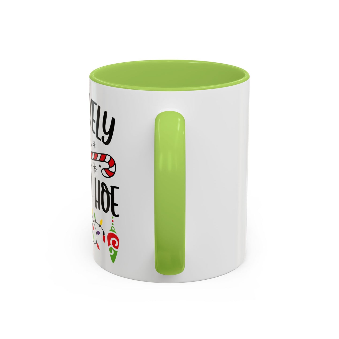 Christmas Coffee Mug, 11oz, "Most likely to deck a Hoe"