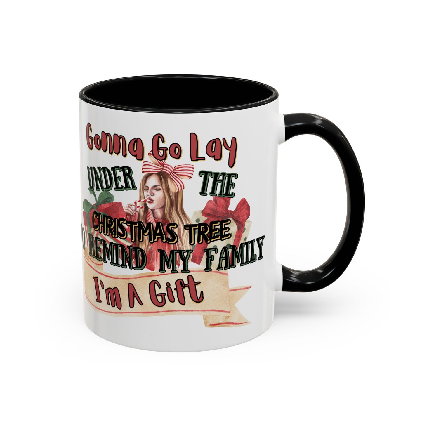 Christmas Coffee Mug, 11oz, "I'm A Gift"