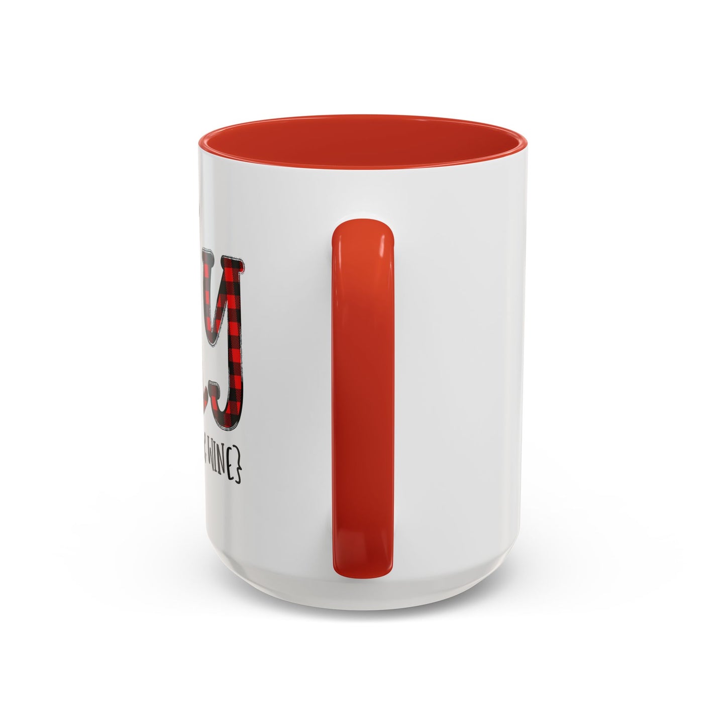 Christmas Coffee Mug, 11oz, "Jolly but it could be the WINE"