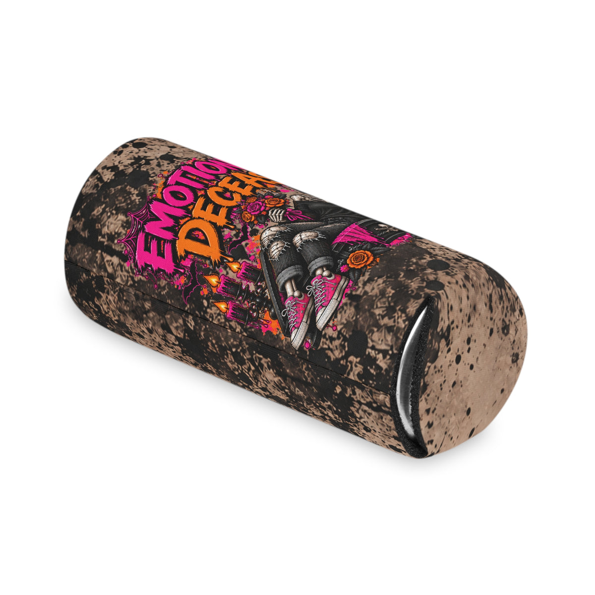 Emotionally Deceased Foam Grip Koozie | Dark Humor Gothic Can Cooler by Subbin4Sanity