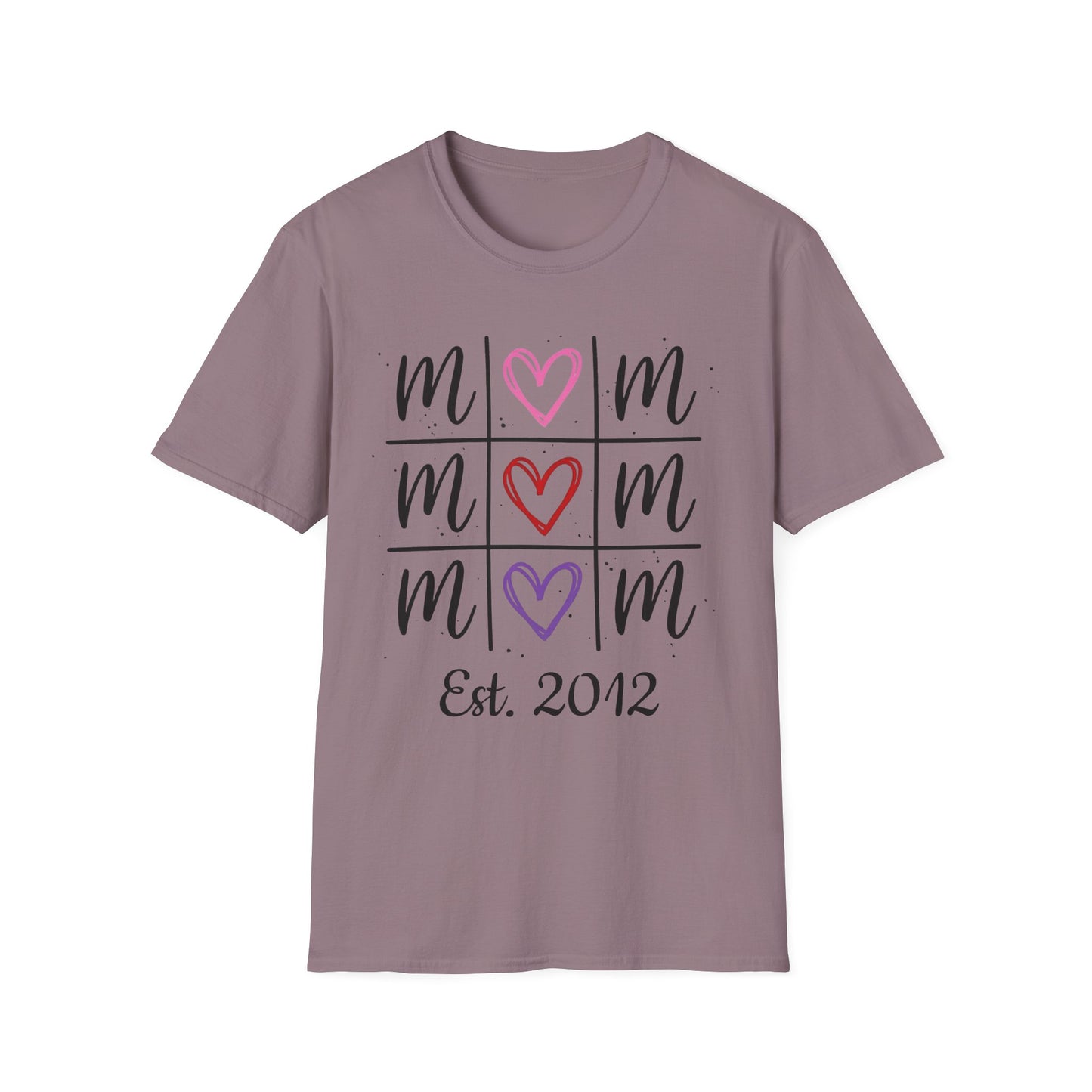 "Tik-Tak-Toe MoM" | Customizable Unisex Softstyle T-Shirt