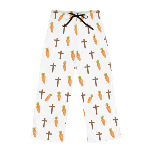Carrot & Cross Women's Pajama Pants — Cozy Easter/Spring Sleepwear