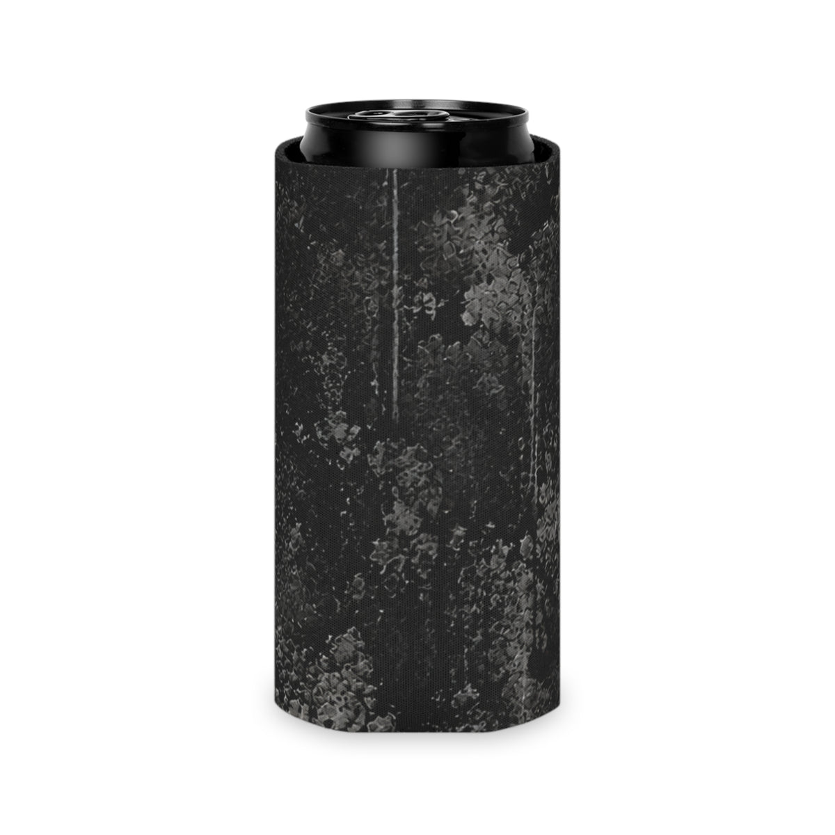 Too Dead To Give A Damn Foam Grip Koozie | Sassy Skeleton Can Cooler by Subbin4Sanity