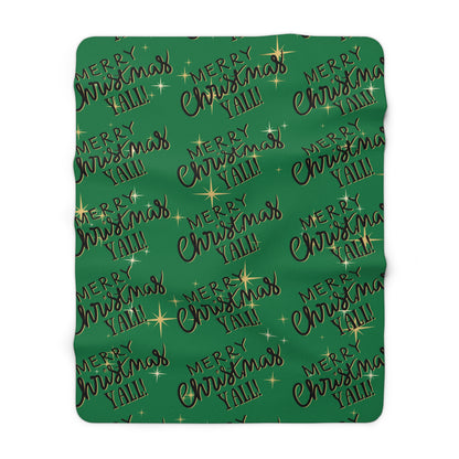 Christmas Sherpa Fleece Blanket