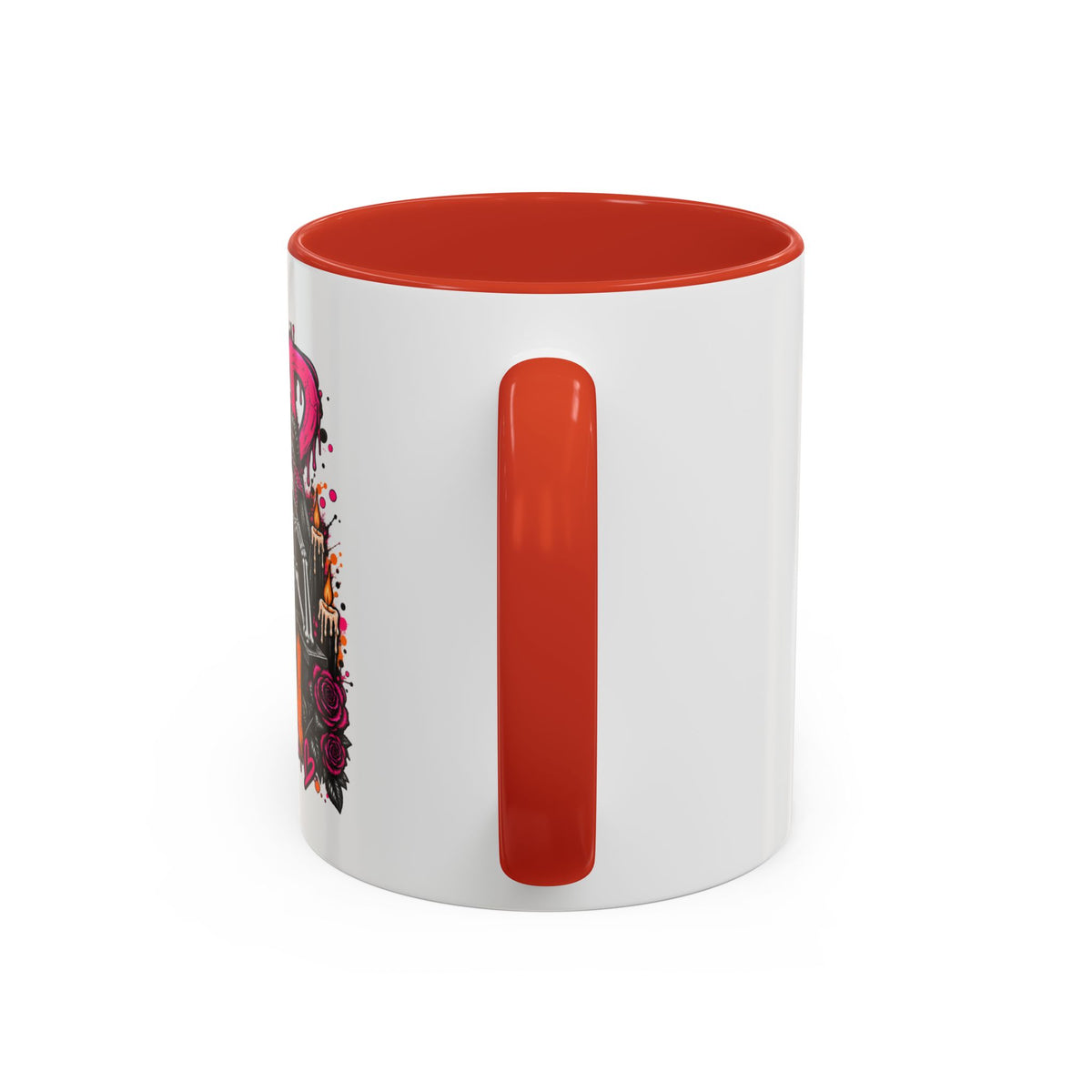 Too Dead To Give A Damn Coffee Mug | Sarcastic Gothic Ceramic Mug by Subbin4Sanity