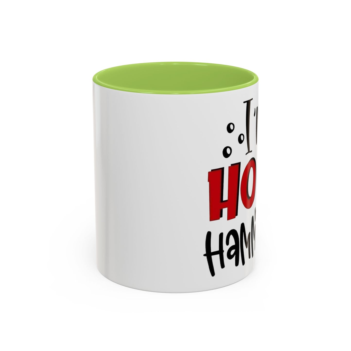 Christmas Coffee Mug, 11oz, "Ho Ho Hammered"