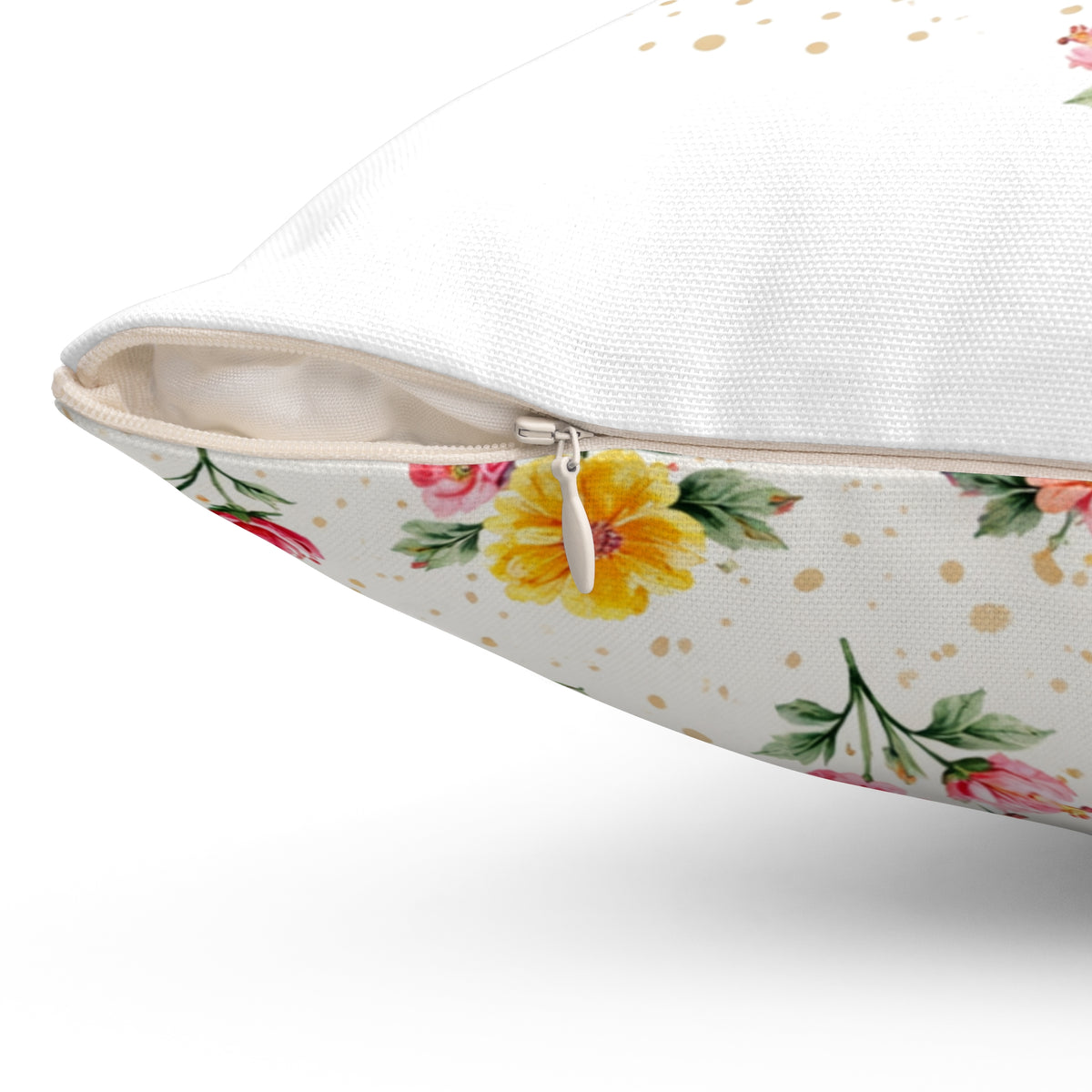 Fresh Season Same Attitude Double-Sided Throw Pillow | Floral Spring Statement Pillow by Subbin4Sanity