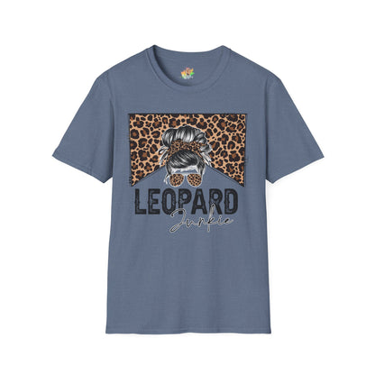 Leopard Junkie Graphic T-Shirt | Retro Bad Girl Statement Tee by Subbin4Sanity