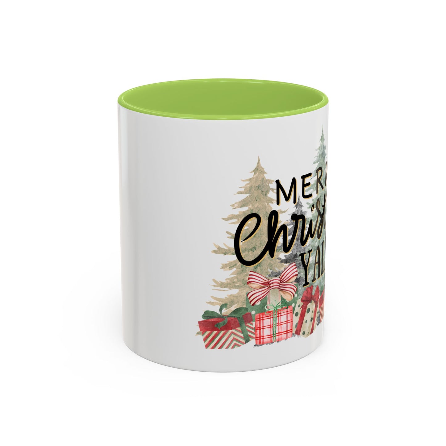 Christmas Coffee Mug, 11oz, "Merry Christmas Yall"